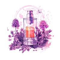 Aromatherapy spa cosmetics lavender perfume.