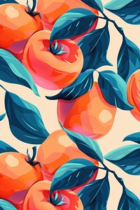 Colorful peach on contrast background art backgrounds pattern.