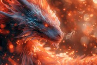 Photography of elemental dragon animal backgrounds outdoors.