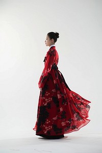 Hanbok fashion kimono dress.