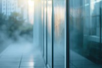 Simple misted glass window backgrounds outdoors city.