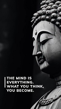 Buddhism  quote Instagram story template