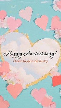 Happy anniversary quote Instagram story template