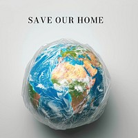 Save our home quote Facebook post template