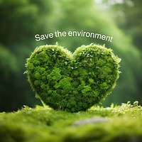 Save the environment quote Facebook post template