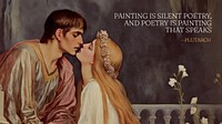 Poetry  quote blog banner template