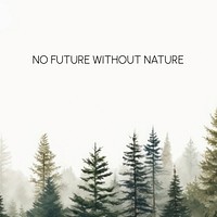 Nature  quote Facebook post template