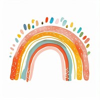 Cute rainbow illustration architecture illustrated graphics.
