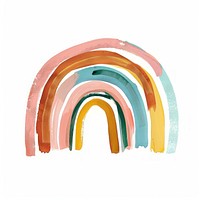 Cyan rainbow illustration architecture arched.