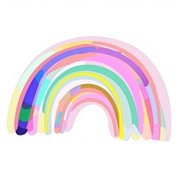 Aesthetic Neon Holography rainbow illustration art graphics jacuzzi.