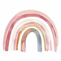 Pink rainbow illustration lip architecture horseshoe.