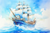 Ship water ship transportation.