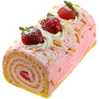 Stawberry Cake roll cake strawberry raspberry.