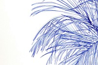 Vintage drawing ponytail palm leaves illustrated fireworks outdoors.