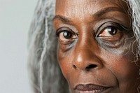 Black african american woman portrait adult skin.