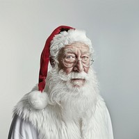 White Santa Claus face accessories santa claus.