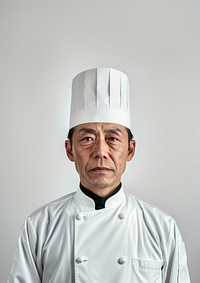 Japanese chef portrait people photo.