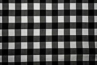 Checkered linen tablecloth tartan chess.