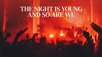 Party  quote blog banner template