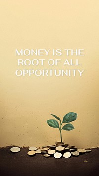 Finance  quote Instagram story template