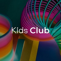 Kids club Instagram post template