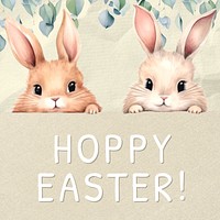 Happy easter Facebook post 