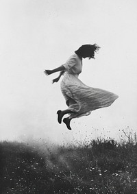 A woman falling photography recreation clothing.