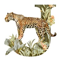 The letter J wildlife leopard cheetah.