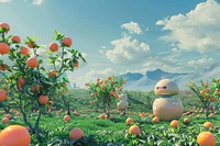 Artificial intelligence Farm nature countryside grapefruit.