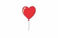 Heart shaped balloon.