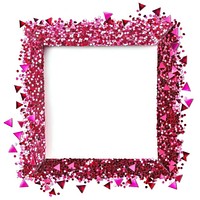Frame glitter triangle backgrounds shape pink.