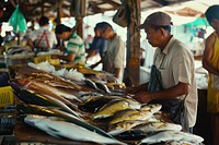 Fish market in Thailand accessories accessory clothing.