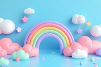 Cute Rainbow background rainbow art tranquility.