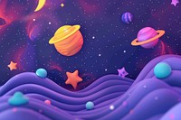 Cute space background backgrounds outdoors cartoon.