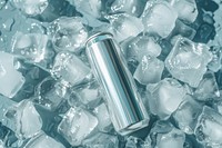 Blank soda can mockup ice refreshment ammunition.