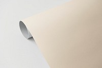 Rolled beige poster