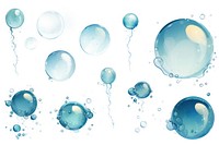 Ocean bubbles droplet sphere.
