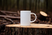 Mug mockup beverage coffee plant.