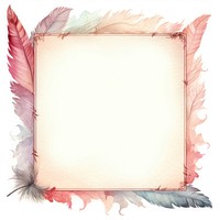 Vintage feather square frame backgrounds paper text.