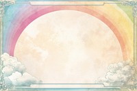 Vintage rainbow frame backgrounds outdoors nature.