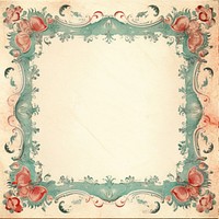 Vintage valentines square frame backgrounds pattern paper.
