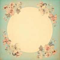 Frame of flower backgrounds pattern circle.