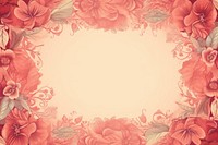 Frame of flower backgrounds pattern texture.