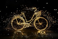Effect minimal of bicycle outdoors vehicle sparks.