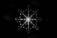 Effect minimal of snowflake light night black.