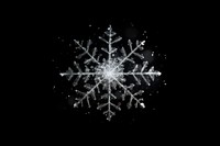 Effect minimal of snowflake night black background illuminated.