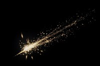 Effect minimal of shooting star light astronomy fireworks.
