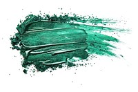 Dark green brush strokes jacuzzi powder art.