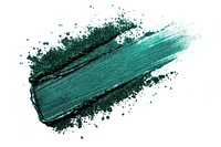 Dark green brush strokes powder.
