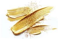 Gold brush strokes invertebrate pollen animal.